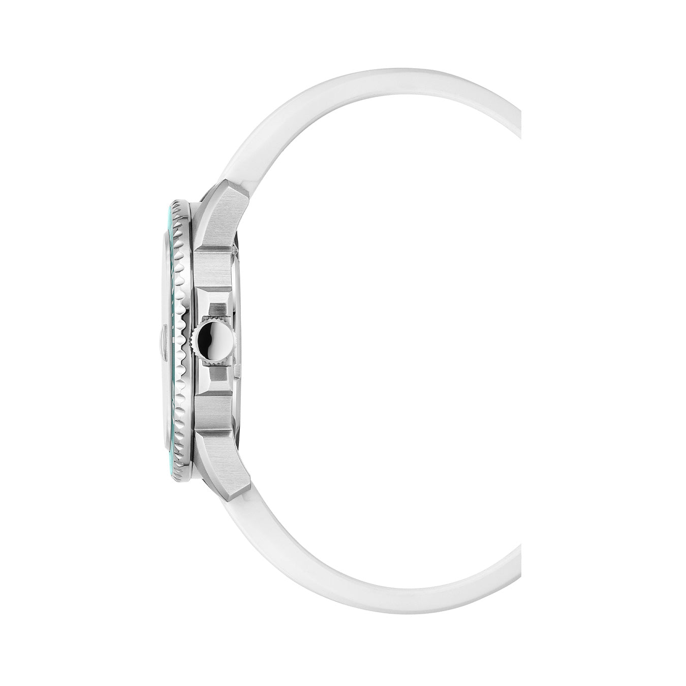 Mike Plus 43.5mm 3 hand - date Quartz Green Sunray Dial silver Tone Stainless Steel Sapphire Glass Swiss Made Men Watch
