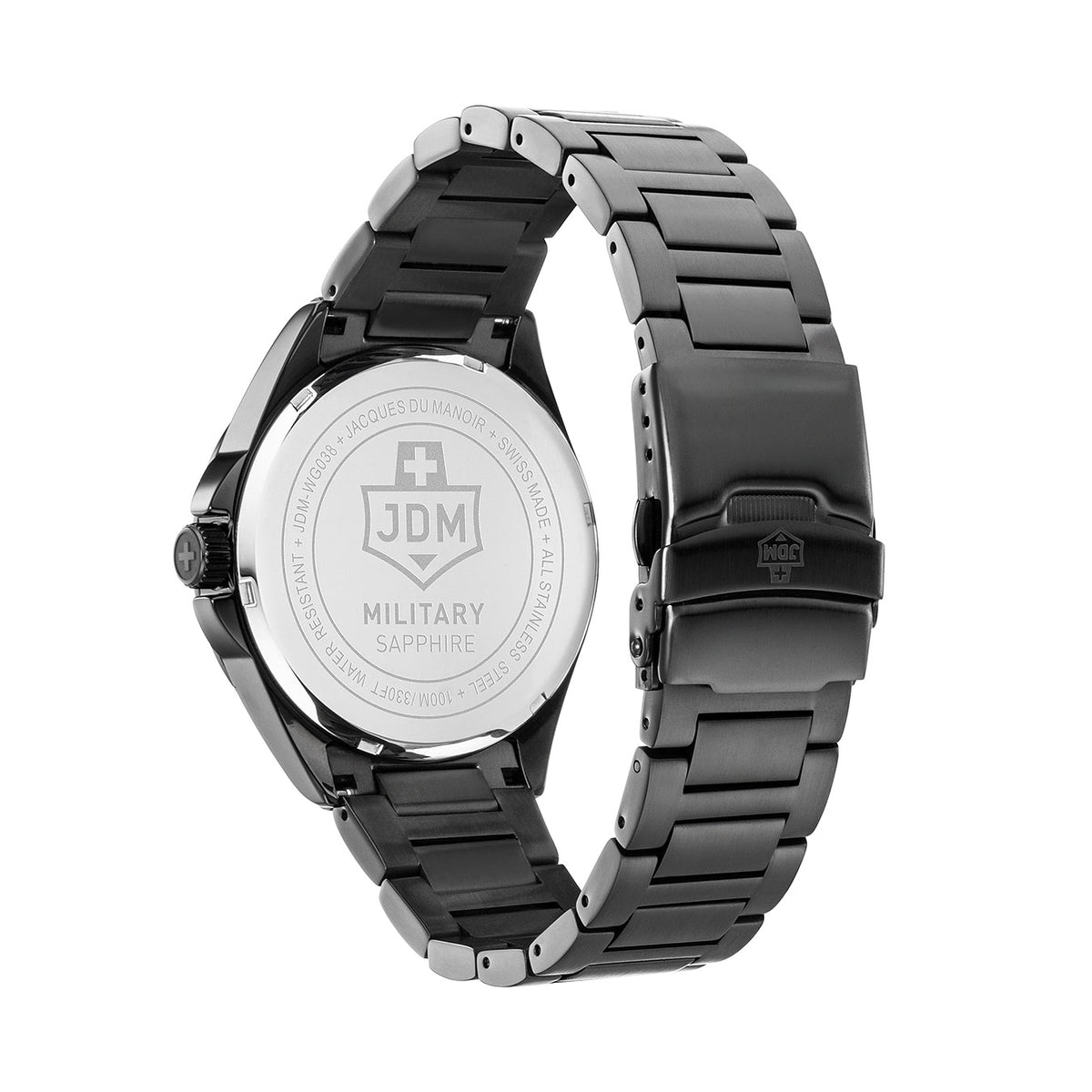 Vector 43mm Ronda-X30 Blue Dial Black Stainless Steel Bracelet