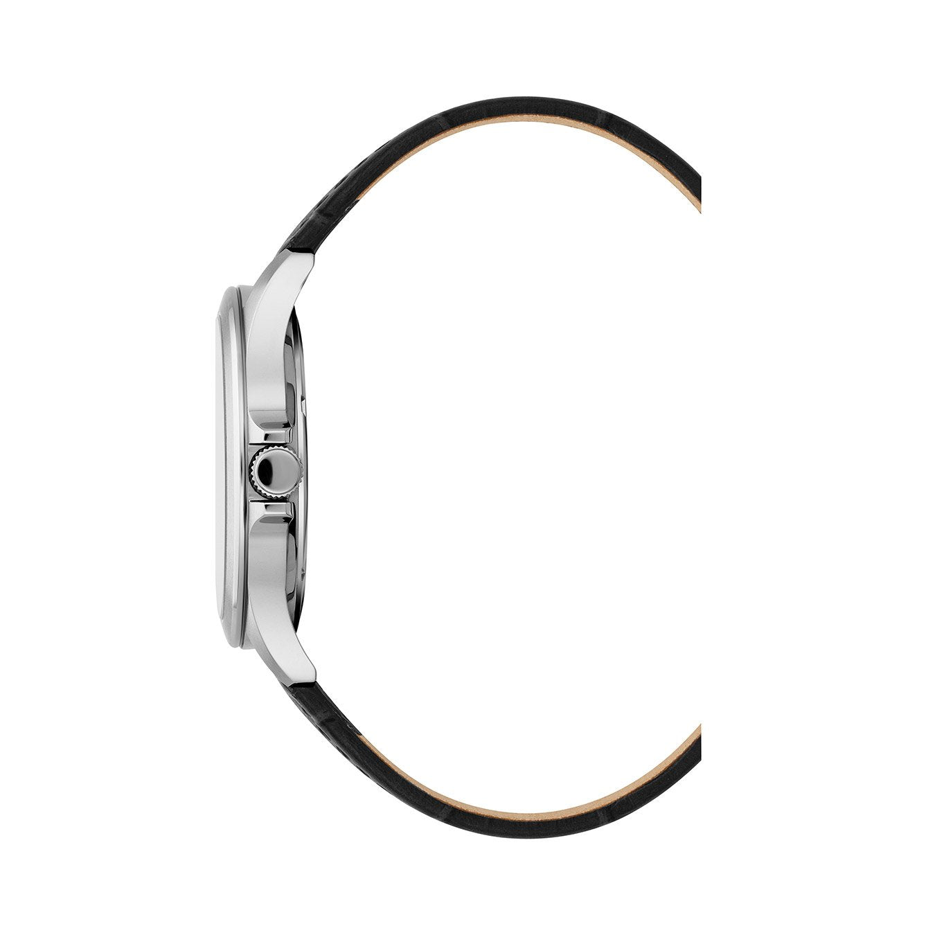 Alpha I 40mm 3 hand - date Quartz black Dial silver Tone Stainless Steel Sapphire Glass Swiss Made Men Watch