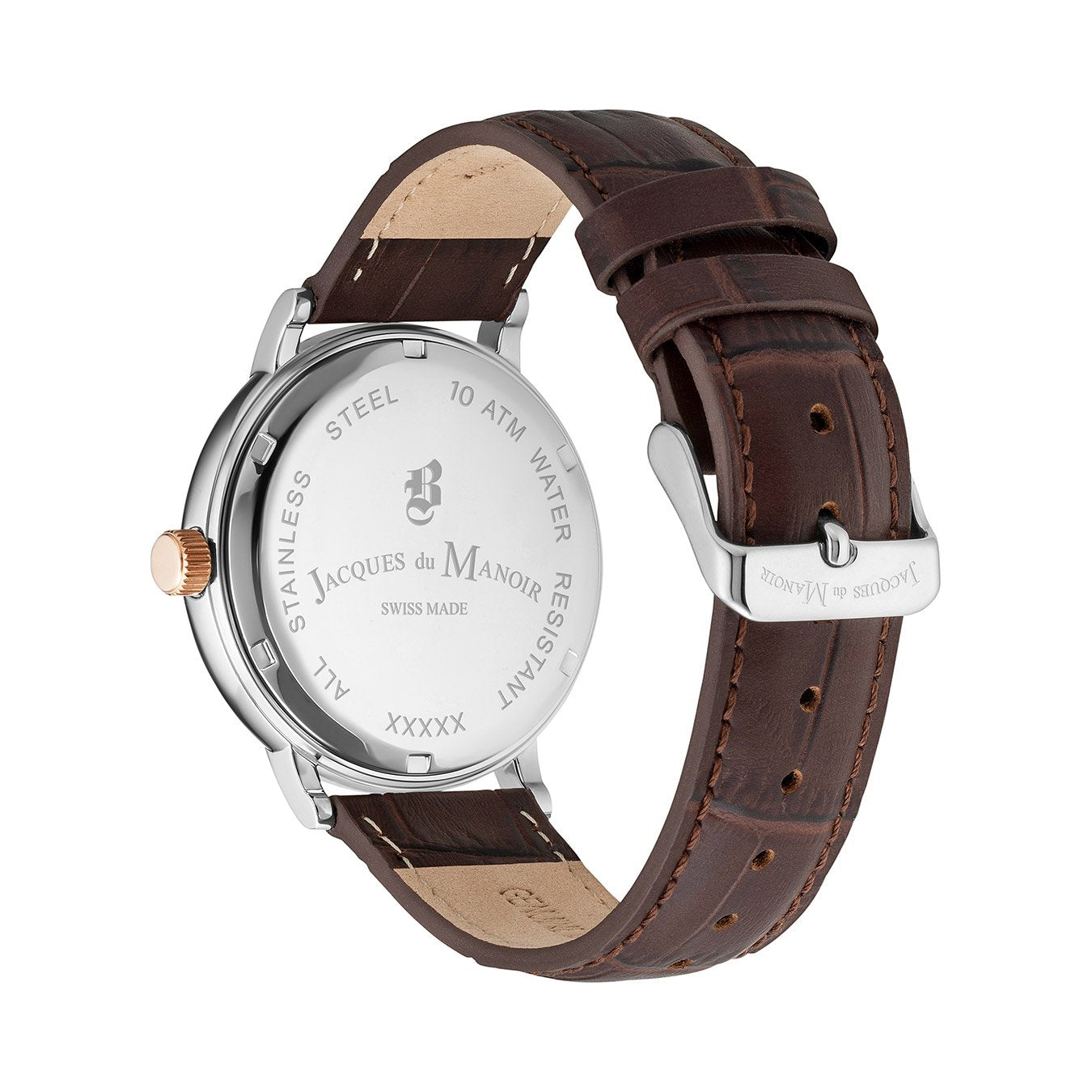 Kilo 40mm 3 hand - date Quartz silver Dial silver Tone Stainless Steel Sapphire Glass Swiss Made Men Watch