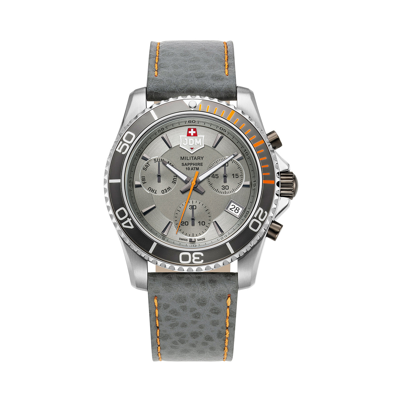 Sierra Chrono 43mm Chronograph - date, day by hand, small second