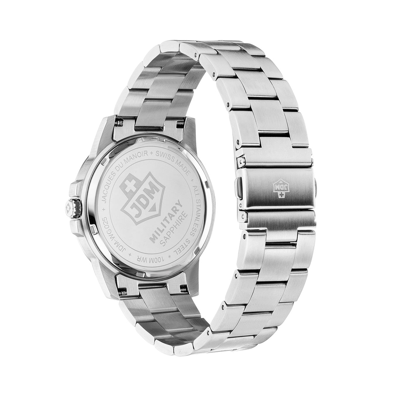 Oscar 42mm 3 hand - date Quartz Blue Sunray Dial silver Tone Stainless Steel Sapphire Glass Swiss Made Men Watch