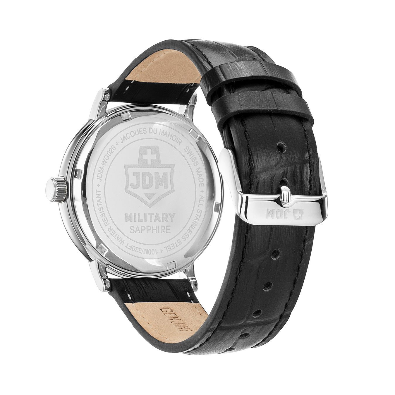 Kilo II 40mm 3 hand - date Quartz Blue Sunray Dial silver Tone Stainless Steel Sapphire Glass Swiss Made Men Watch