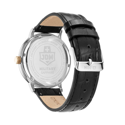 Kilo II 40mm 3 hand - date Quartz white Dial silver + gold Tone Stainless Steel Sapphire Glass Swiss Made Men Watch