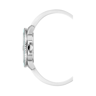 Mike Plus 43.5mm 3 hand - date Quartz Green Sunray Dial silver Tone Stainless Steel Sapphire Glass Swiss Made Men Watch