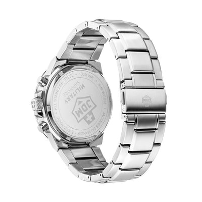 Bolt 44 mm Ronda-Z60-A1C4 Blue Dial Silver Stainless Steel Bracelet